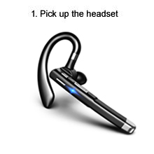 wireless headset handsfree earpiece earphone headphone