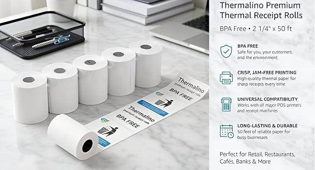 Moneris paper rolls debit machine paper roll Square terminal receipt paper Clover receipt paper.