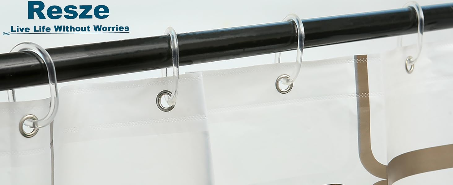 shower curtain hooks