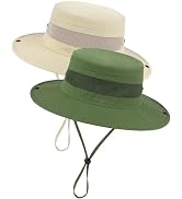 HONGTEYA Kids Sun Hat UPF 50+ Toddler Summer Bucket Hat Outdoor Fishing Safari for Boys Girls Age...