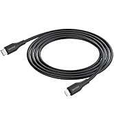 Teleadapt Flexible Silicone USB C to Lightning Cable, MFi Certified. 3A, 30W Fast Charging USB Po...