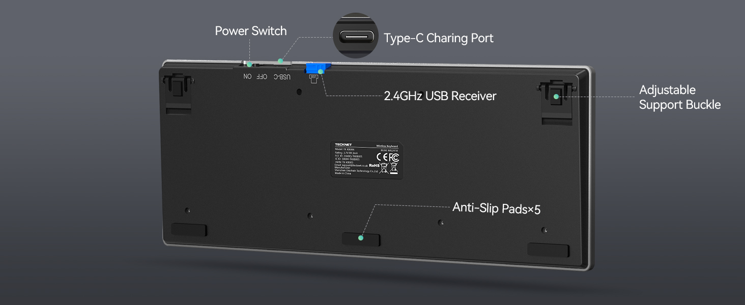 bluetooth keyboard rechargeable