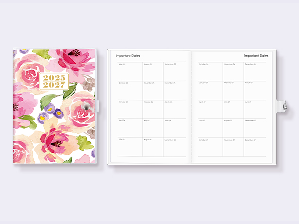 Monthly Planner 2025-2027, Monthly Calendar 2026 Planner