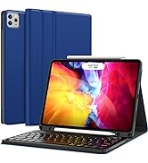 CHESONA iPad Pro 11 Case with Keyboard, iPad Air 5th Generation Case with Keyboard, Detachable - ...