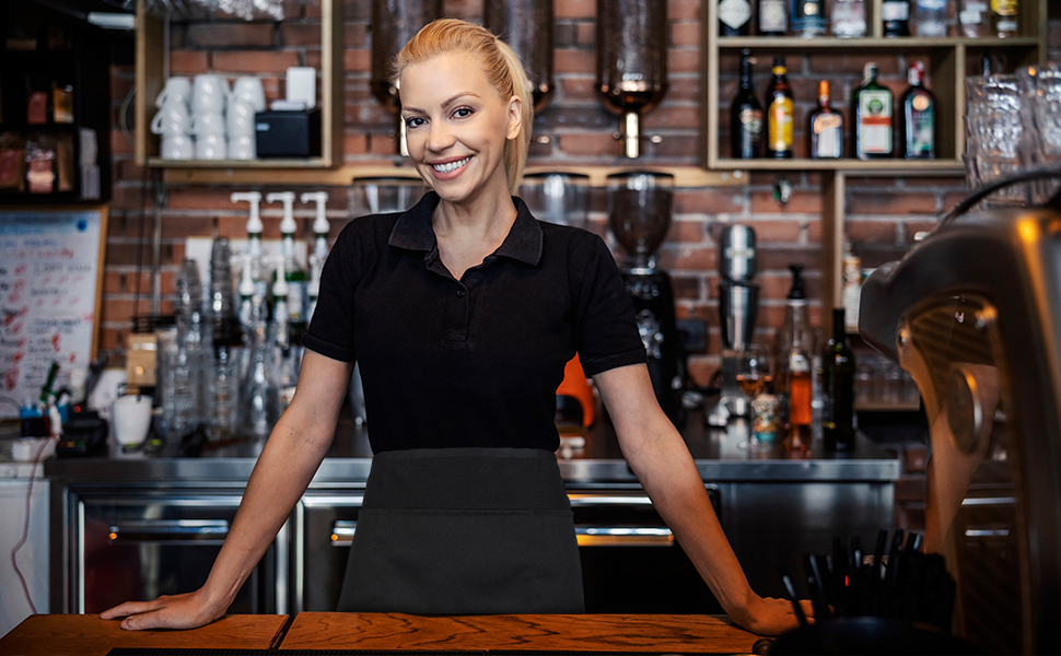 Serving aprons for waitresses
