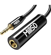 MillSO 1/4 to 3.5mm Instrument Cable, TRS Headphone Adapter 6.35mm Female to 3.5mm Male 1/8 to 1/...