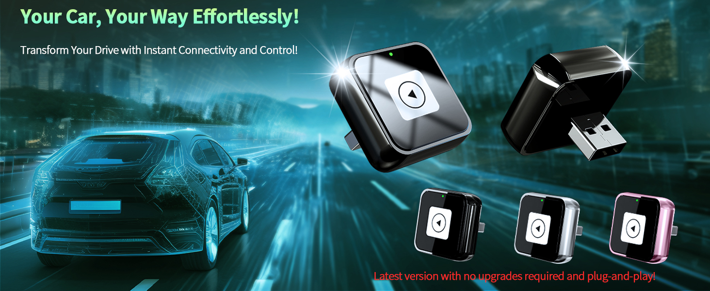 Wireless CarPlay &amp; Android Auto Adapter