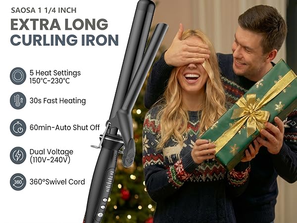 1 1/4 inch curling iron