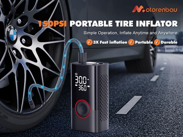 Motorenbau Tire Inflator Portable Air Compressor