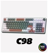 RK ROYAL KLUDGE C98 HE Mechanical Gaming Keyboard, Hall Effect Magnetic Switch, Hot Swappable 95%...
