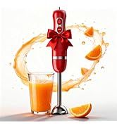 Immersion Blender Handheld, Corded Electric Blenders Portable Stick Mixer with 2 Mixing Speed and...