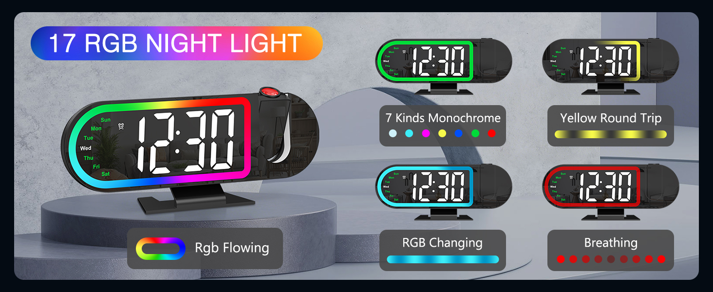 Projection Alarm Clocks