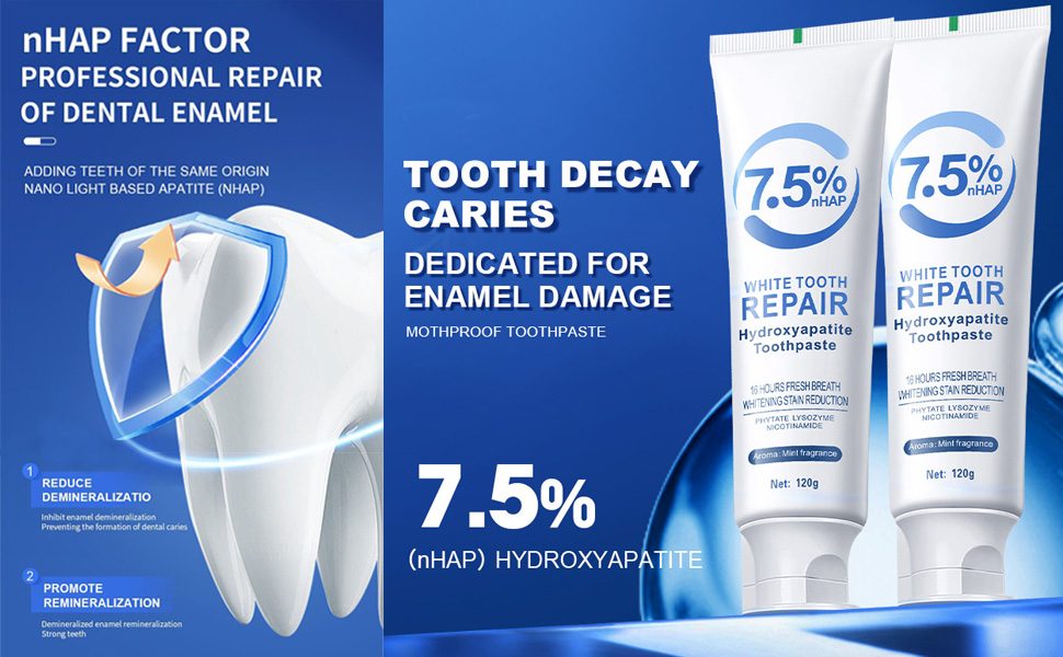7.5%HYDROXYAPATITE TOOTHPASTE 7.5