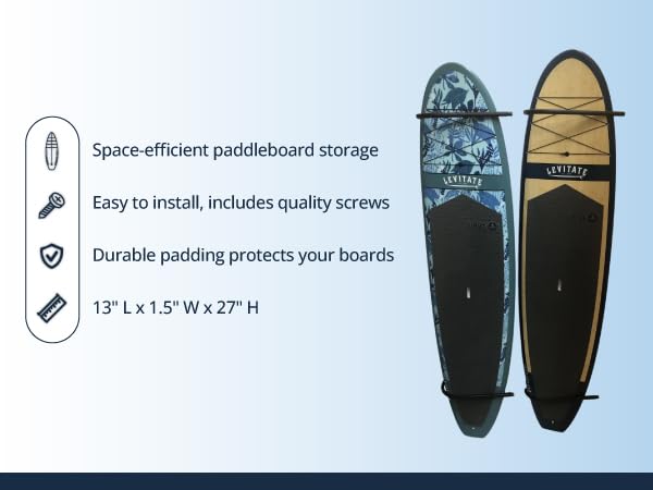 Paddleboard and Surfboard Storage Rack