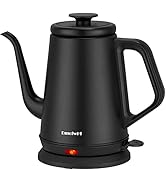 DmofwHi Gooseneck Electric Kettle(1.0L),1000W Electric Tea Kettle of 304 Stainless Steel,Auto Shu...