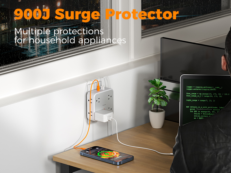 Multi Plug Outlet Extender