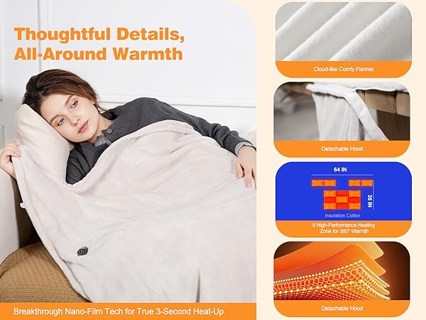 heated blanket battery operated