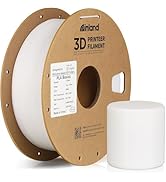 Inland PLA Basics Filament 1.75mm, White Basic PLA 3D Printer Filament, Dimensional Accuracy +/- ...