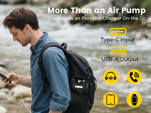 Cordless Portable Tire inflator