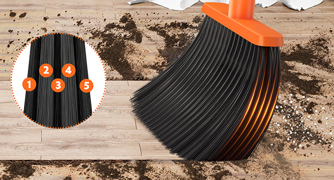 Broom and Dustpan Set New Orange