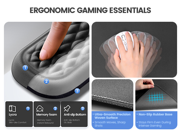 keyboard and mouse pad