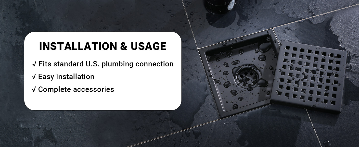 Square Shower Drain