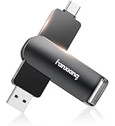 fanxiang Flash Drive 512GB, Fast External SSD Up to 2000MB/s USB 3.2 Gen2×2, Dual USB Drive with ...