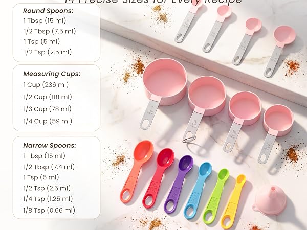 Measuring Cups and Spoons Set