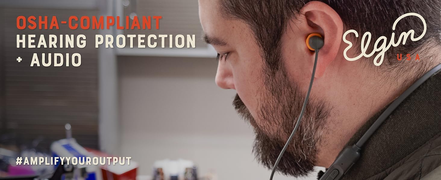 Osha-Compliant Hearing protection + audio