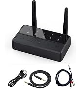 Szyafei Bluetooth 5.4 Receiver for Home Stereo,Low Latency HD Music Audio Bluetooth Adapter, Suit...