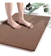 Shower Mats Non Slip, 23.6×34.6 Inch, Bath Mat for Shower, Loofah Mats for Shower and Bathroom, Q...