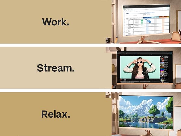 work. stream. relax.