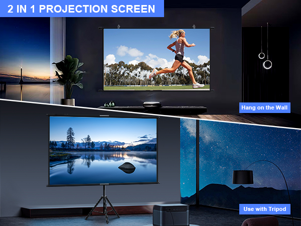 pull up projector screen