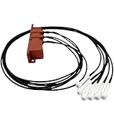 MENSI Electronic Pulse Ignitor Kit Pack 110/120V/240V 6 Exits Igniter with SIX Spark Ceramic Elec...