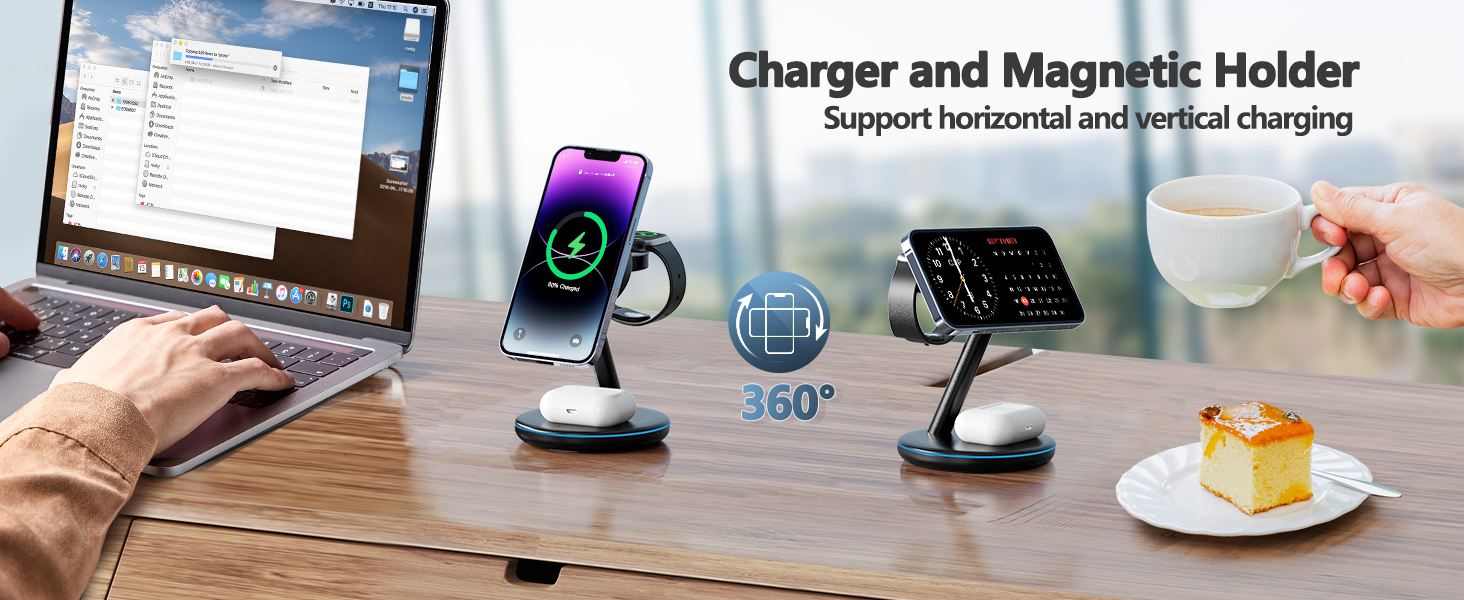 3 in 1 Wireless Charging Station