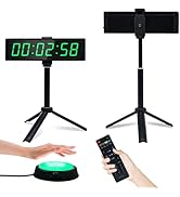 YZ Gym Timer Clock for Home Gym, Fitness Timer with Stopwatch Button, Large Digital Stopwatch Cou...