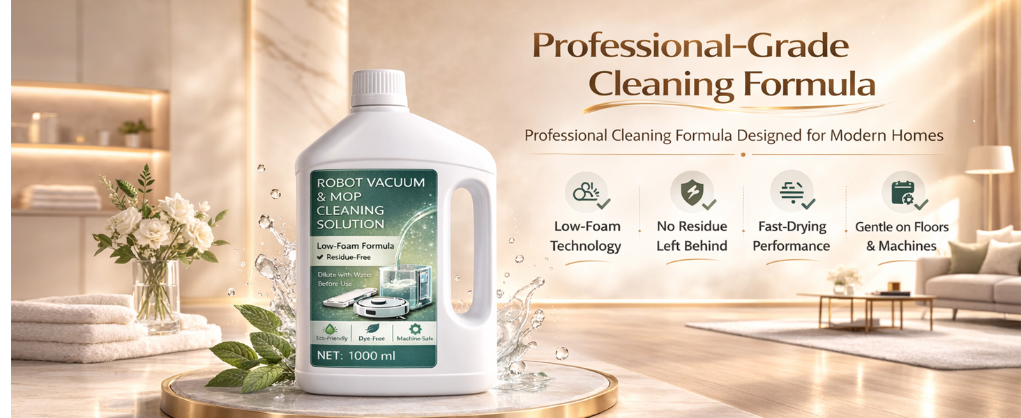 Floor Cleaning Solution Original Scent Compatible with Dreame Cleaning Solution