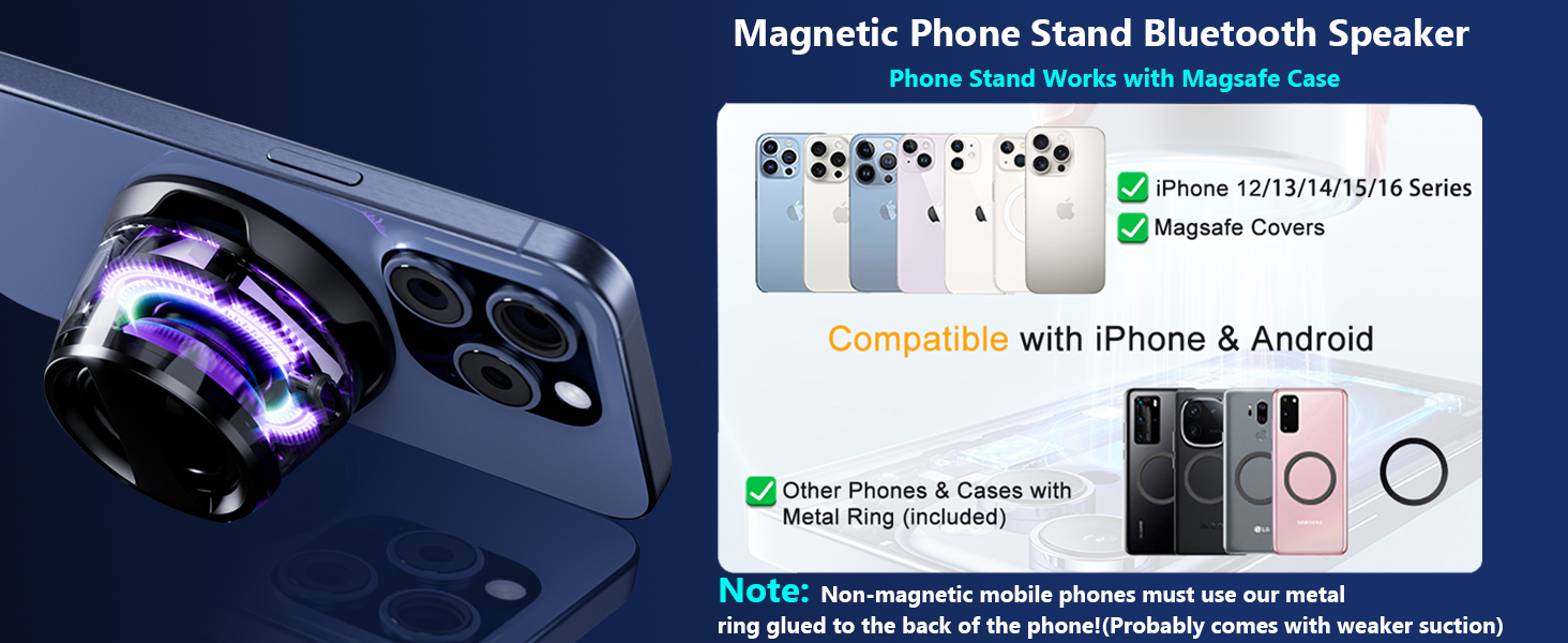 Magnetic Bluetooth Speaker