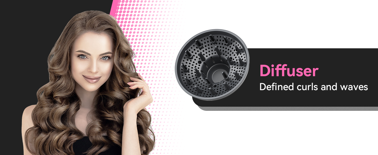 high speed hair dryer blow dryer electric diffuser travel gift