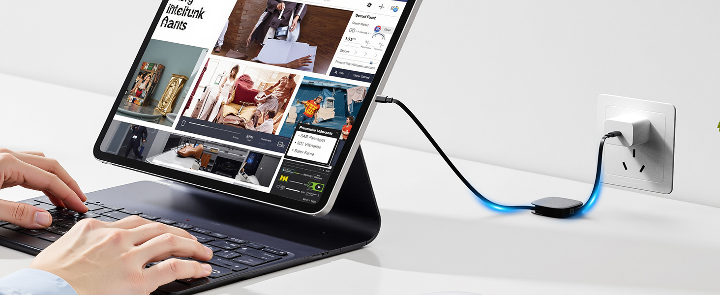 usb c cable retractable