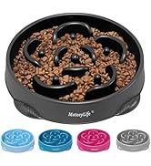 MateeyLife Large Slow Feeder Dog Bowls, Anti-Choking Puzzle Dog Food Bowls, Non Slip Interactive ...