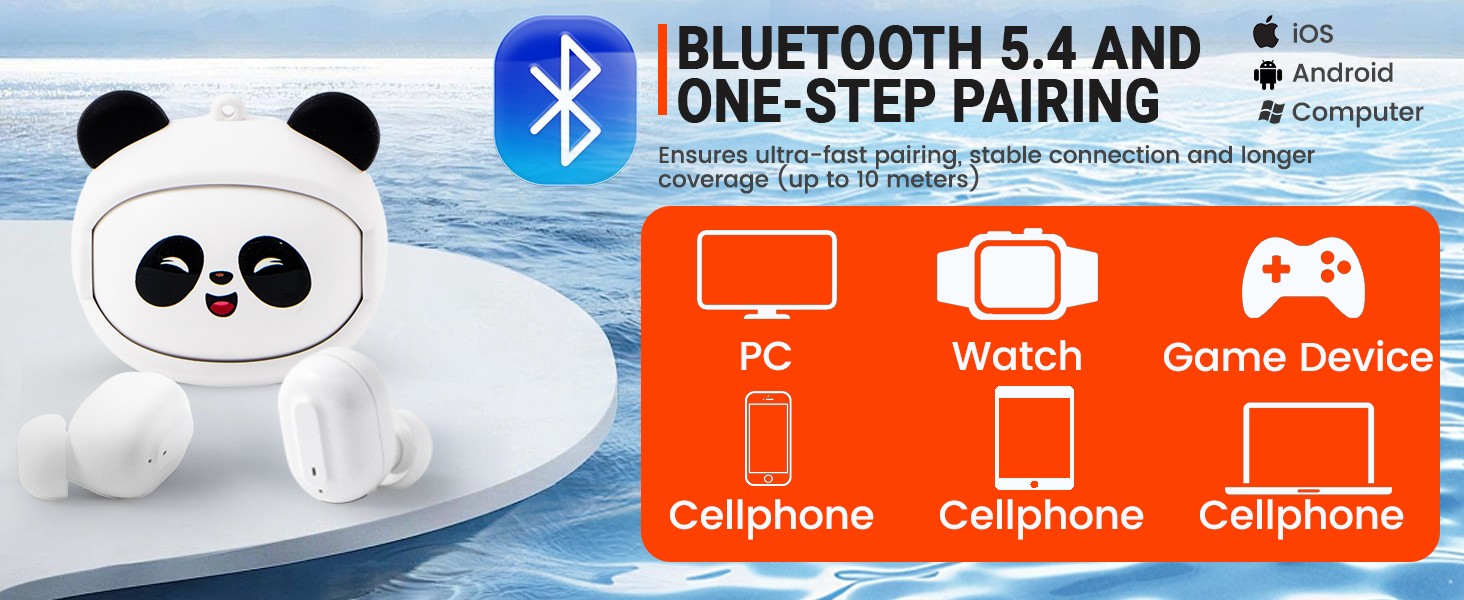 Wireless Bluetooth Earbuds for Kids