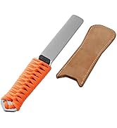 SHARPAL 181N Dual-Grit Diamond Sharpening Stone File with Leather Strop, Tool Sharpener for Sharp...