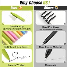 0.5mm Fine Point Smooth Writing Pens for Journaling and Note Taking
