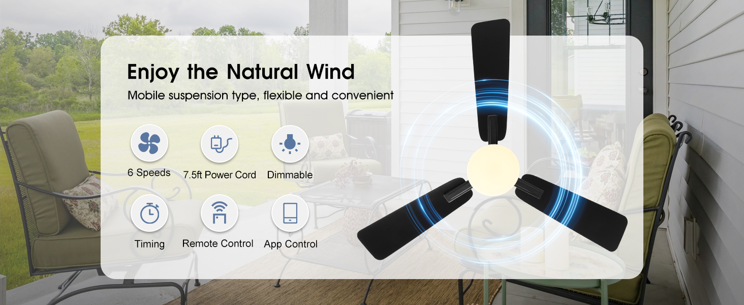 outdoor gazebo fan