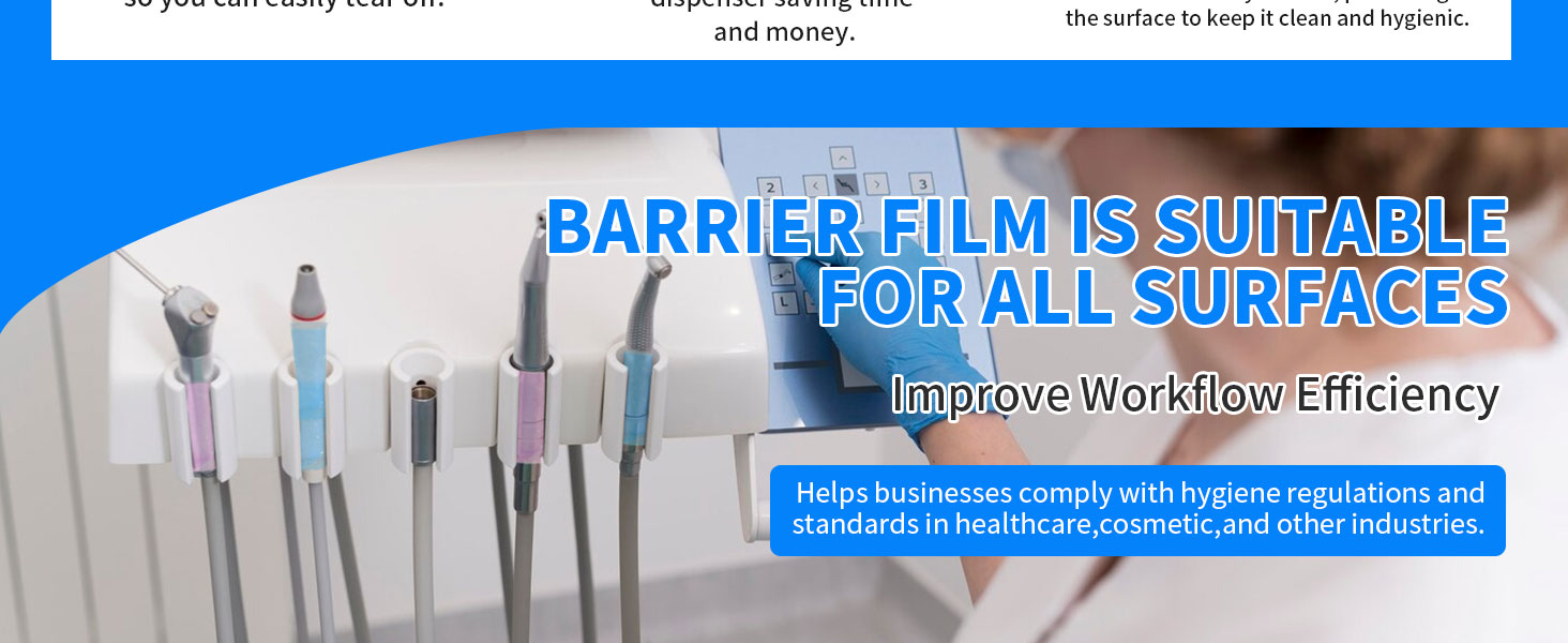 Tattoo Machine Cover Wrap Black Blue Barrier Tape Accessories Tattooing