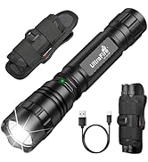 ULTRAFIRE Tactical Flashlight with Holster for Duty Belt, 1000 High Lumen Police Flashlight with ...