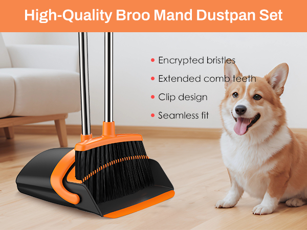 Broom and Dustpan Set
