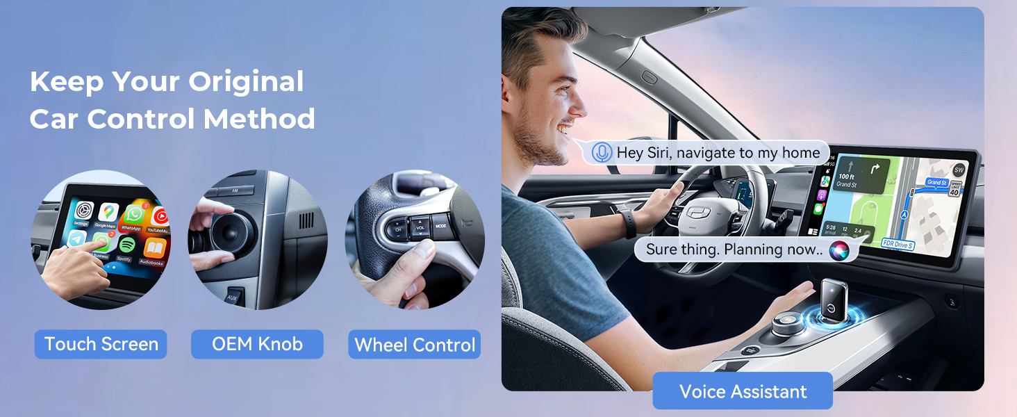 keep your original car control method