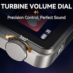 MP3 Player with touchscreen HiFi Music Travel HiFi MP3 Player Sleep Timer Relax Meditation Bedtime